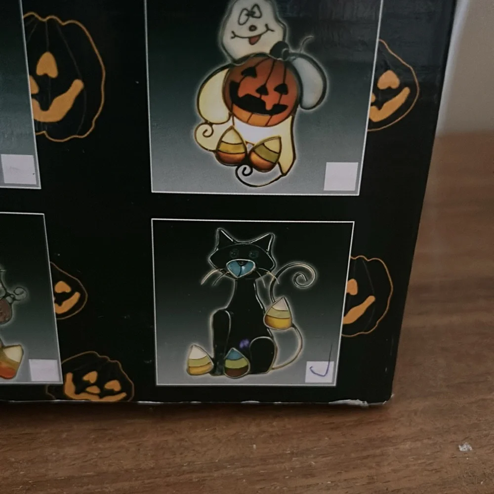 Black cat night light